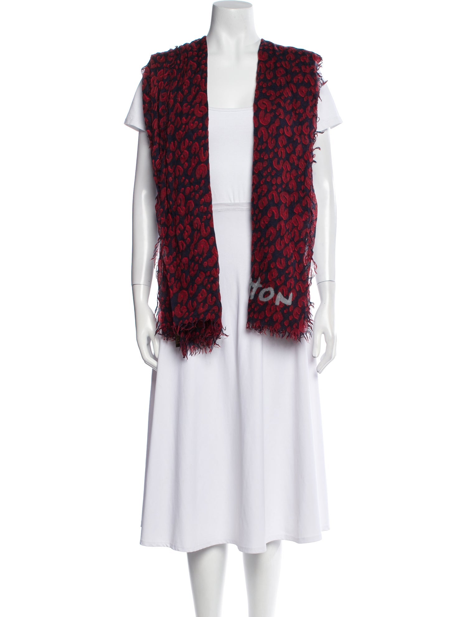 Louis Vuitton Cashmere Printed Scarf