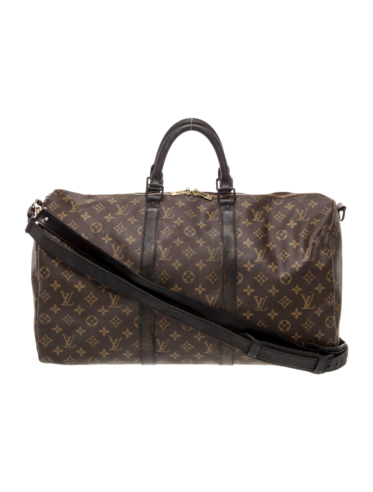 Louis Vuitton LV Monogram Keepall Bandouliere 50 Vintage
