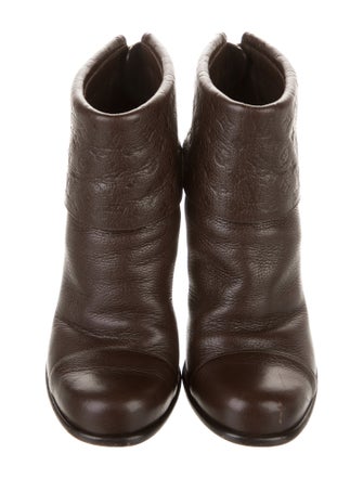 Louis Vuitton LV Monogram Leather Boots