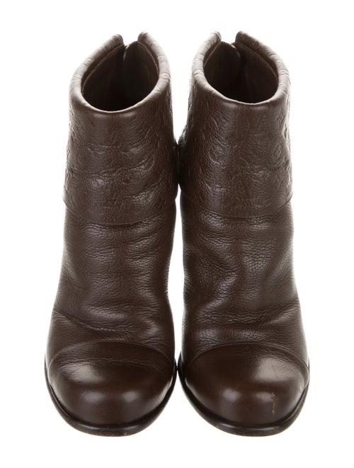 Louis Vuitton LV Monogram Leather Boots