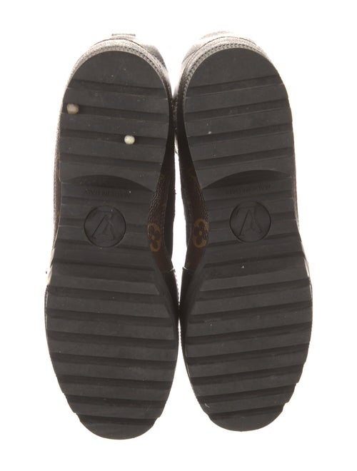 Louis Vuitton LV Monogram Suede Combat Boots