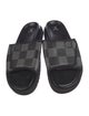 Louis Vuitton LV Monogram Leather Slides