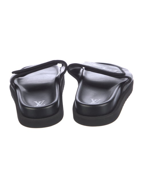 Louis Vuitton LV Monogram Leather Slides