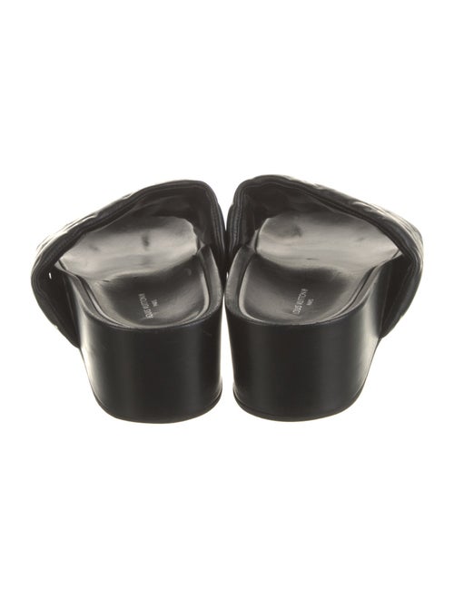 Louis Vuitton LV Monogram Leather Slides