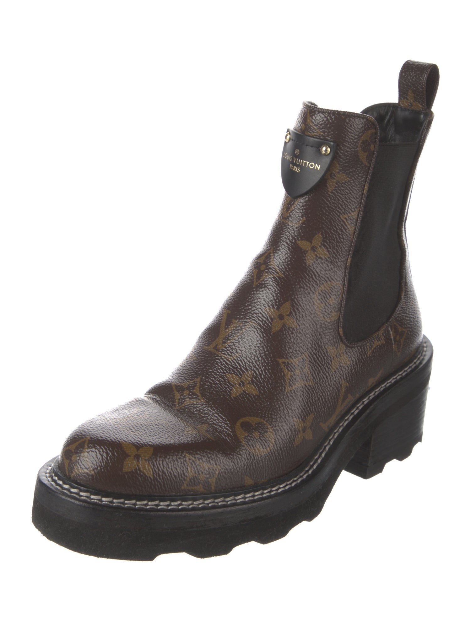Louis Vuitton LV Monogram Chelsea Boots