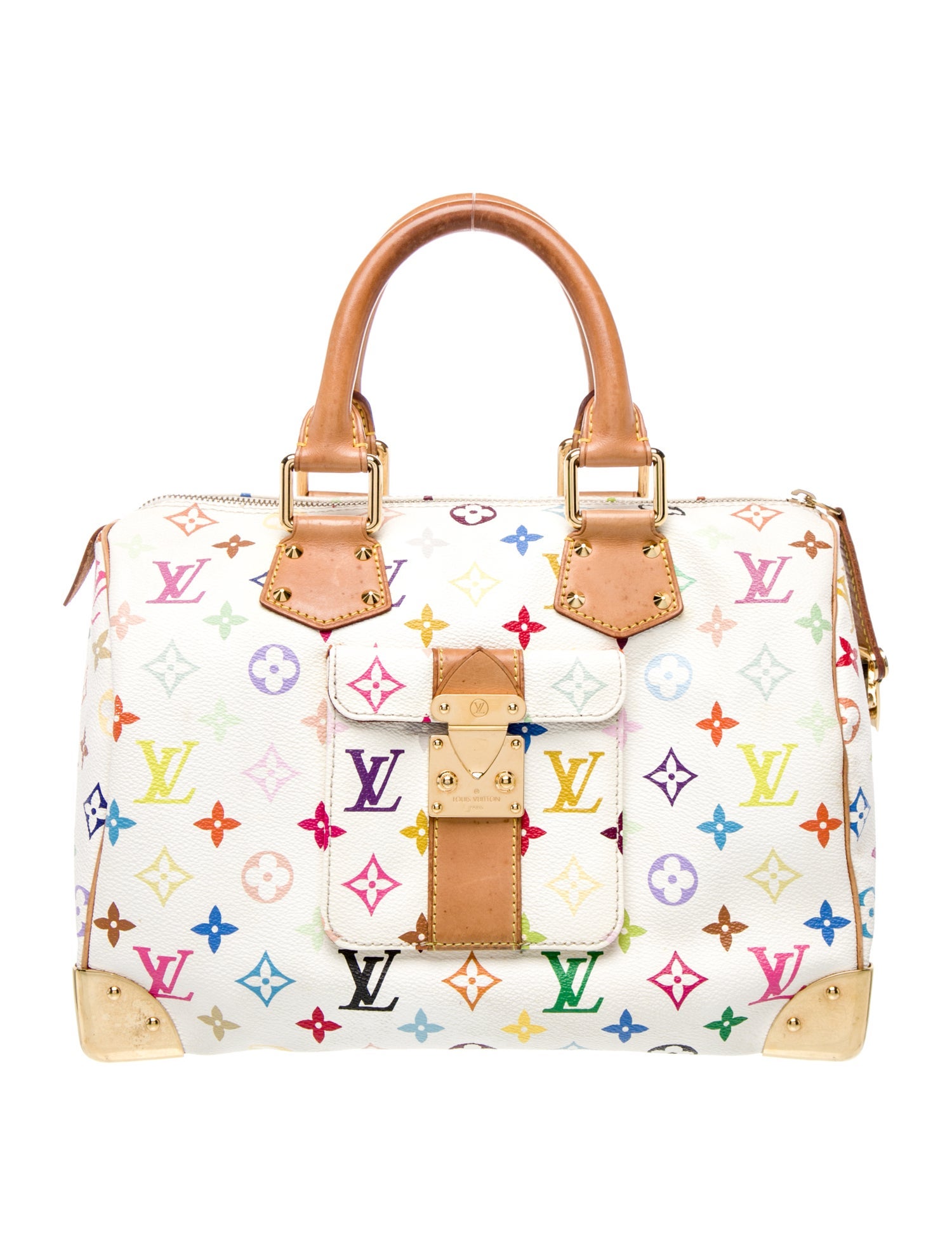 Louis Vuitton Multicolore Monogram Speedy 30 Vintage