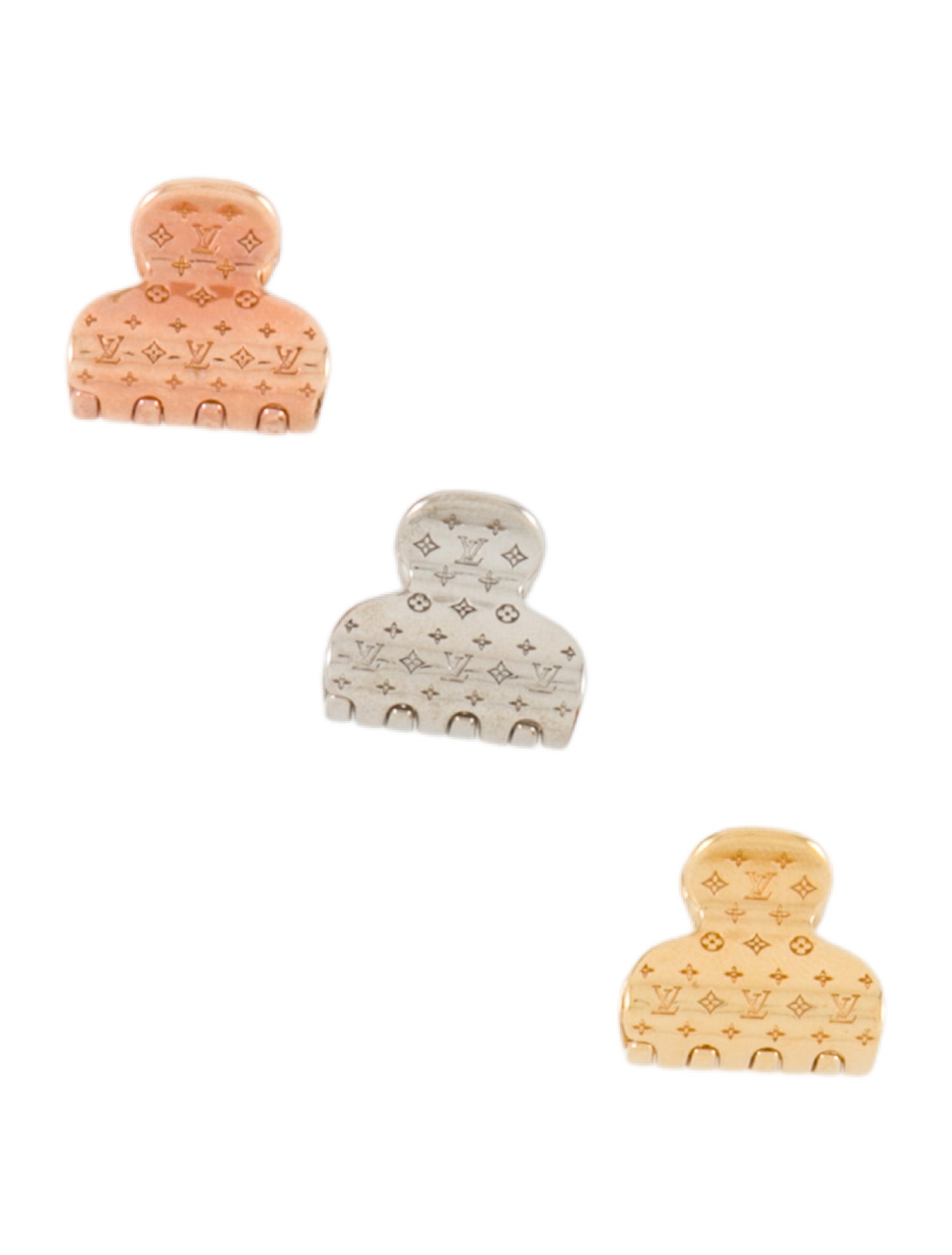 Louis Vuitton Nanogram Hair Claw Set