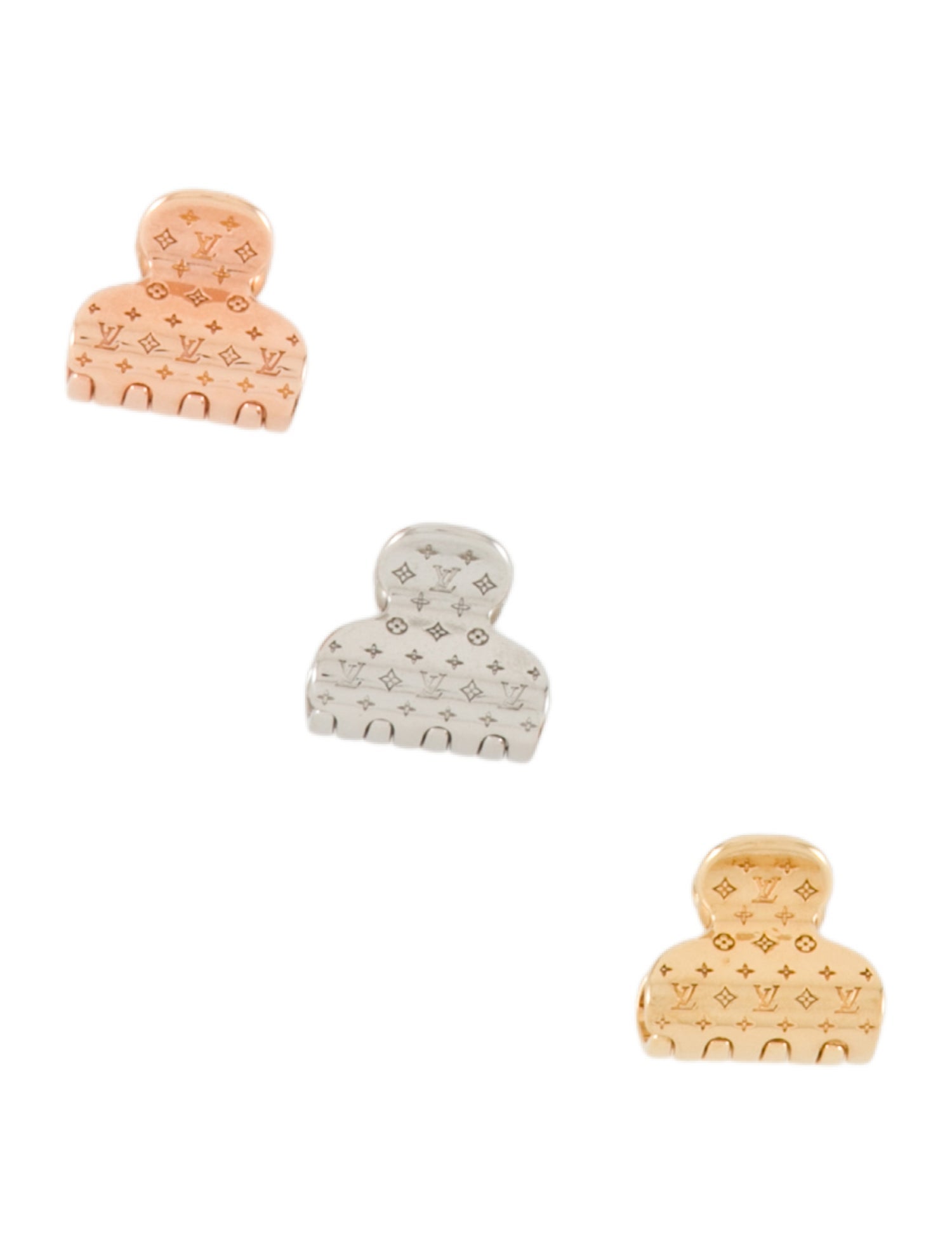 Louis Vuitton Nanogram Hair Claw Set