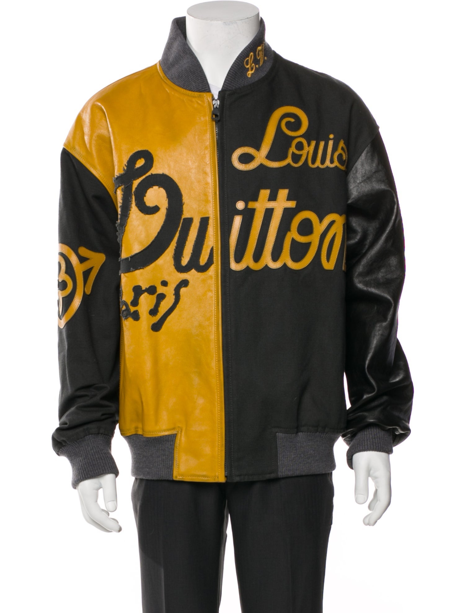 Louis Vuitton 2023 Signature Logo Varsity Jacket