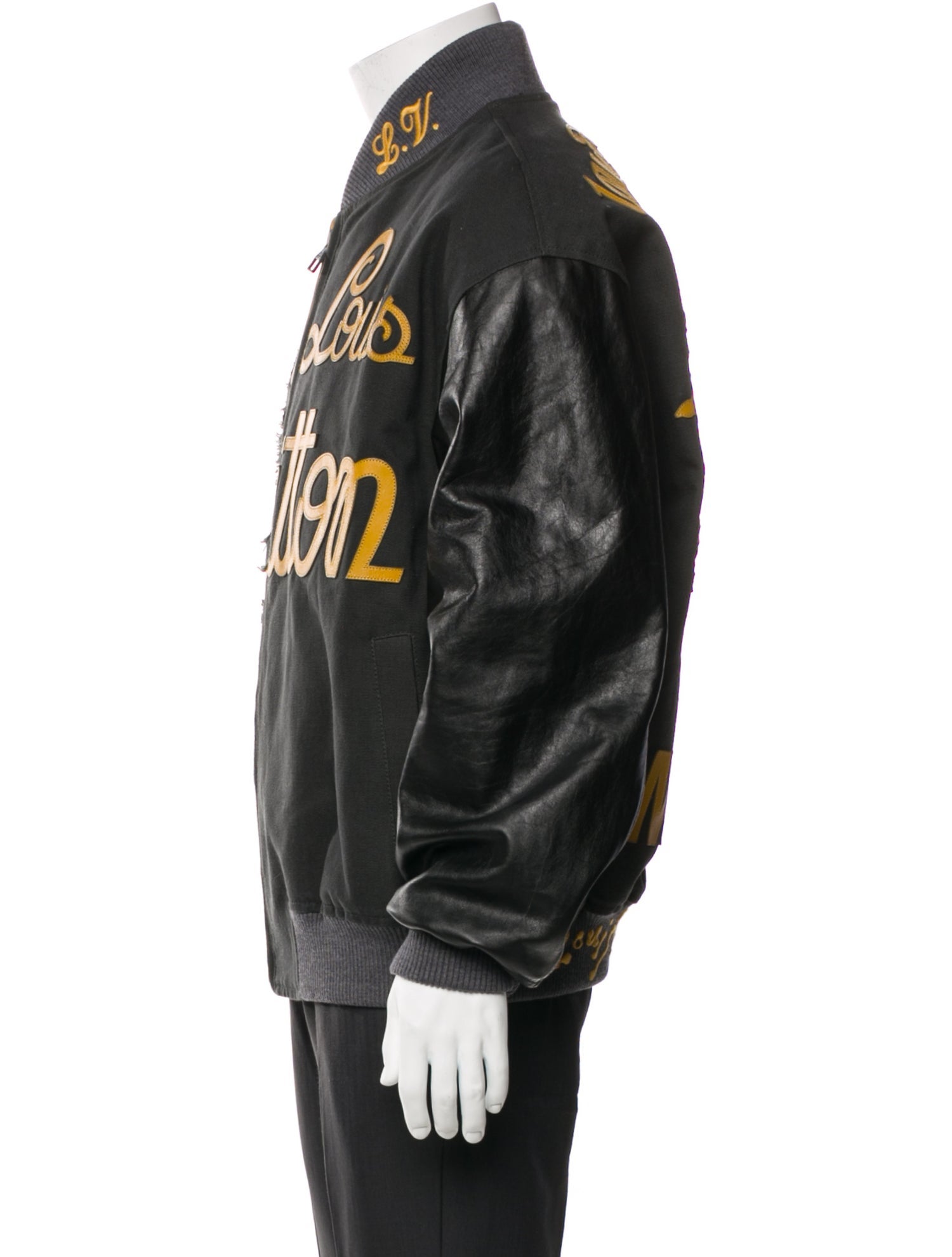 Louis Vuitton 2023 Signature Logo Varsity Jacket