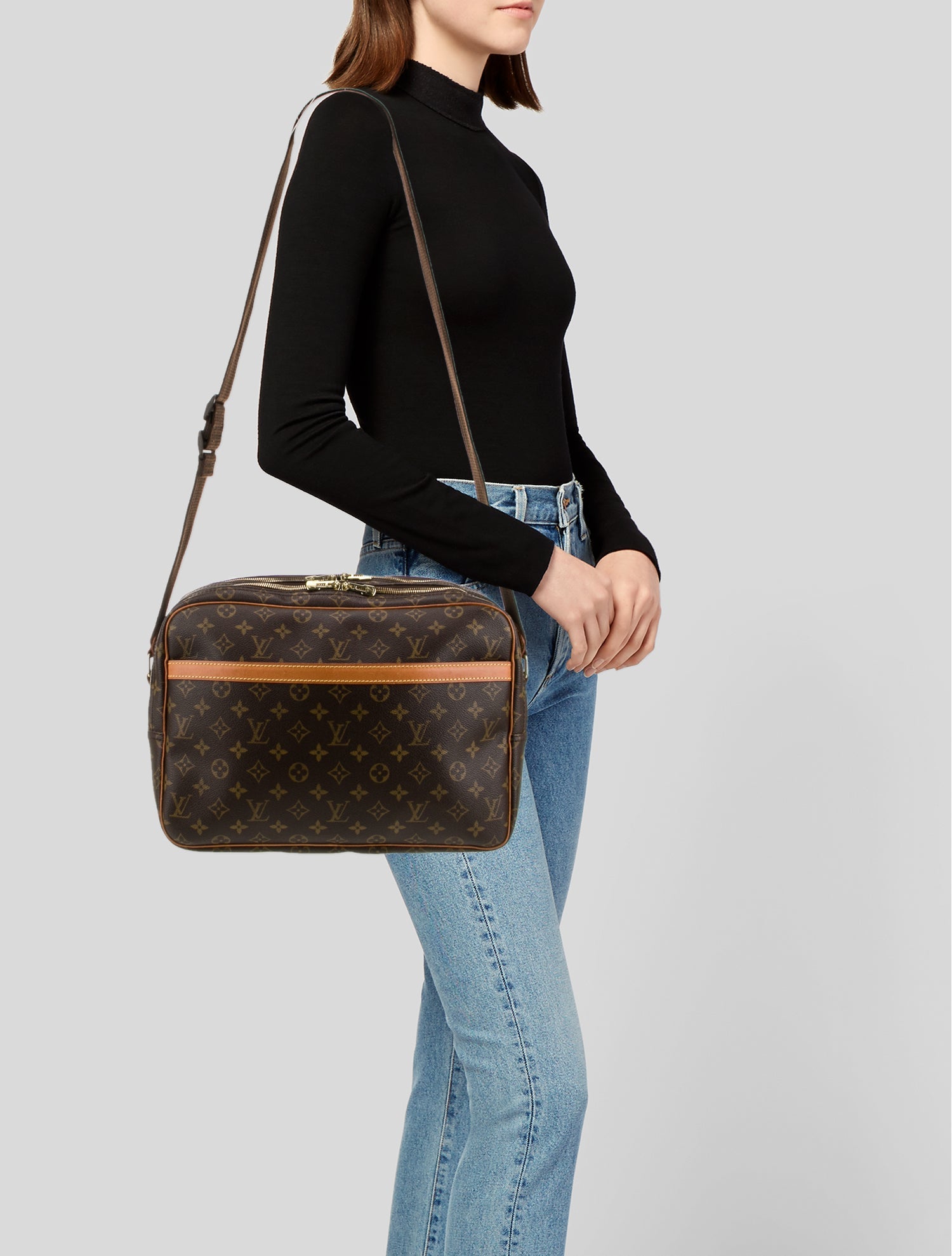 Louis Vuitton LV Monogram Reporter GM Vintage