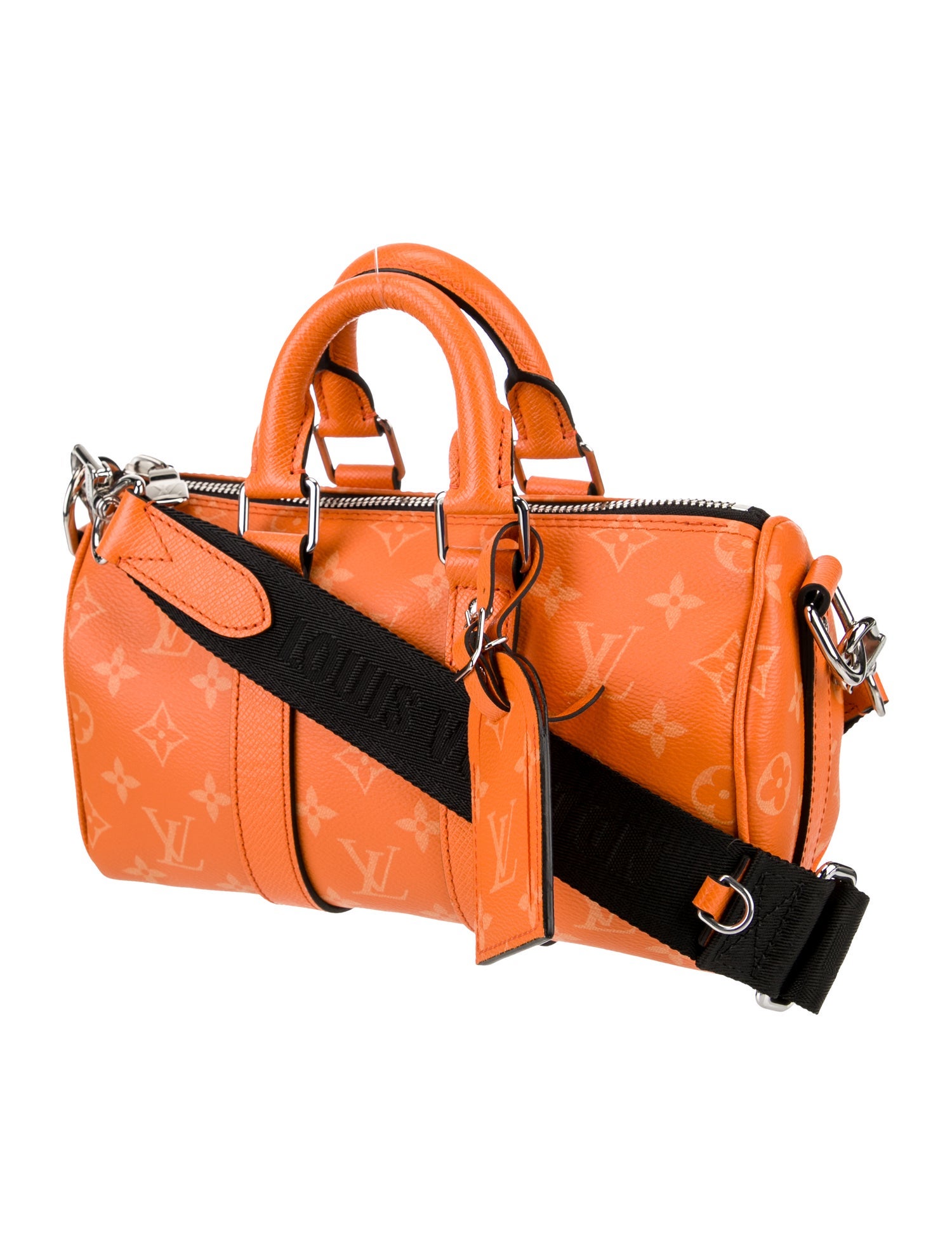 Louis Vuitton Coated Canvas Keepall Bandouliere 25