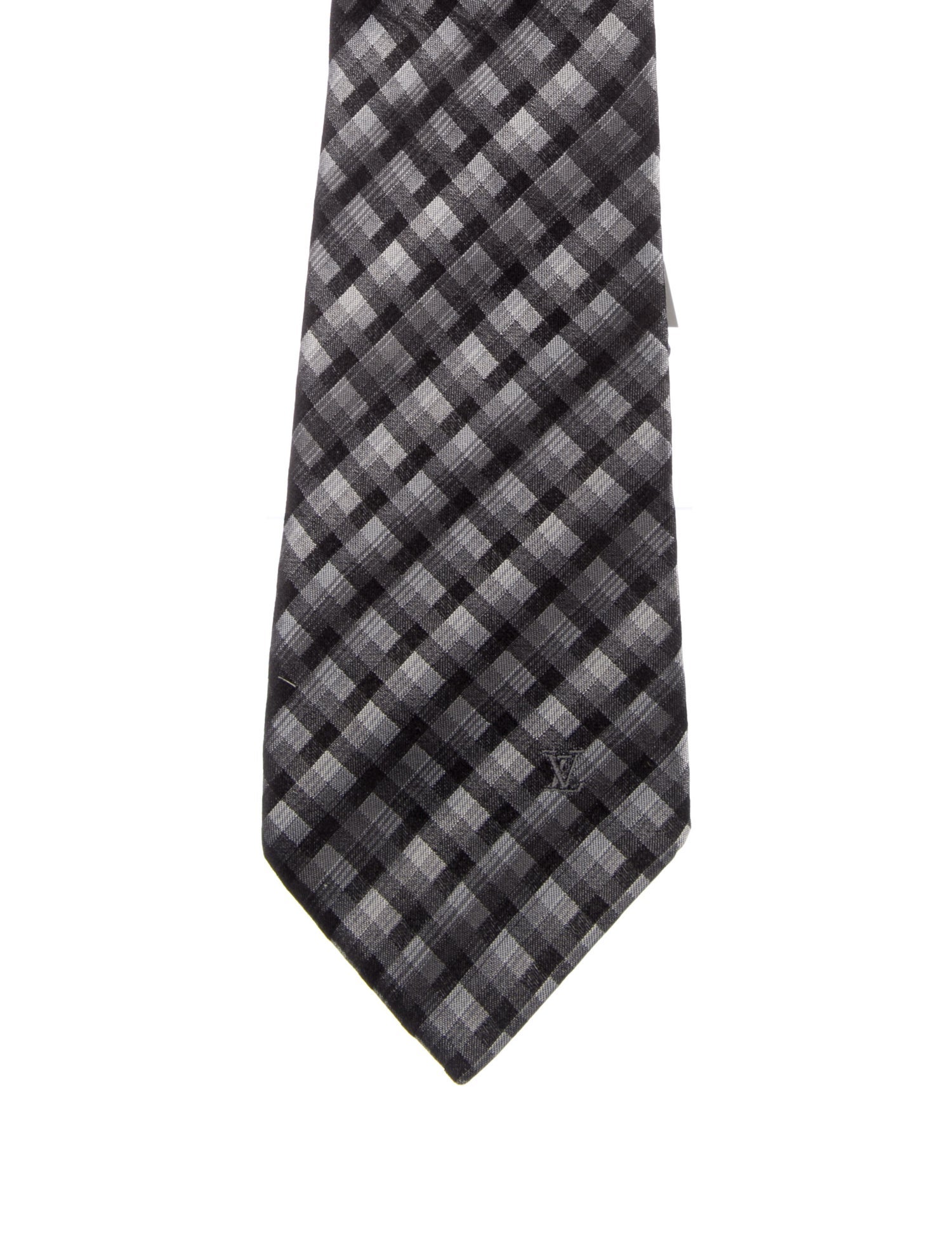 Louis Vuitton Abstract Print Silk Tie