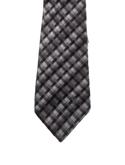 Louis Vuitton Abstract Print Silk Tie