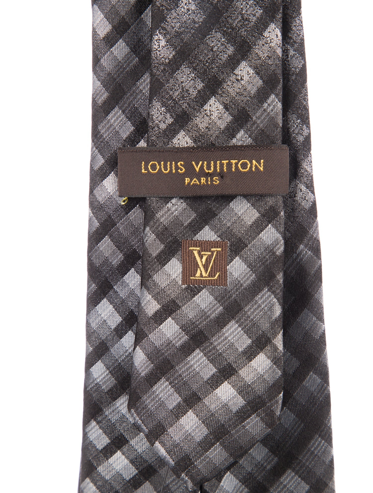 Louis Vuitton Abstract Print Silk Tie