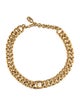 Louis Vuitton Curb Chain Collar Necklace
