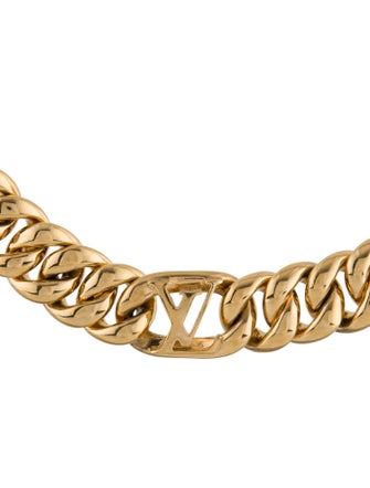 Louis Vuitton Curb Chain Collar Necklace