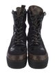Louis Vuitton LV Monogram Suede Combat Boots