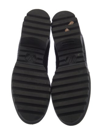 Louis Vuitton LV Monogram Suede Combat Boots