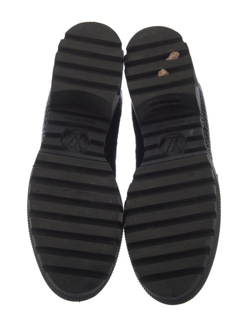 Louis Vuitton LV Monogram Suede Combat Boots