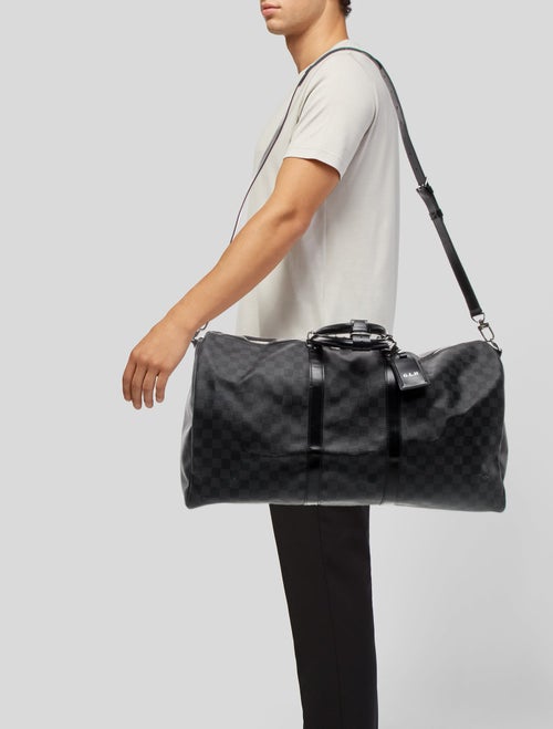 Louis Vuitton Damier Graphite Keepall Bandouliere 55