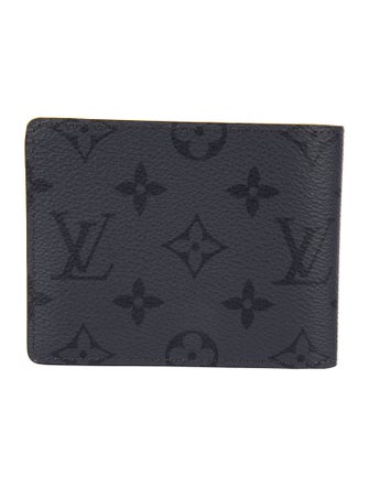 Louis Vuitton Monogram Eclipse Coated Canvas Bifold Wallet
