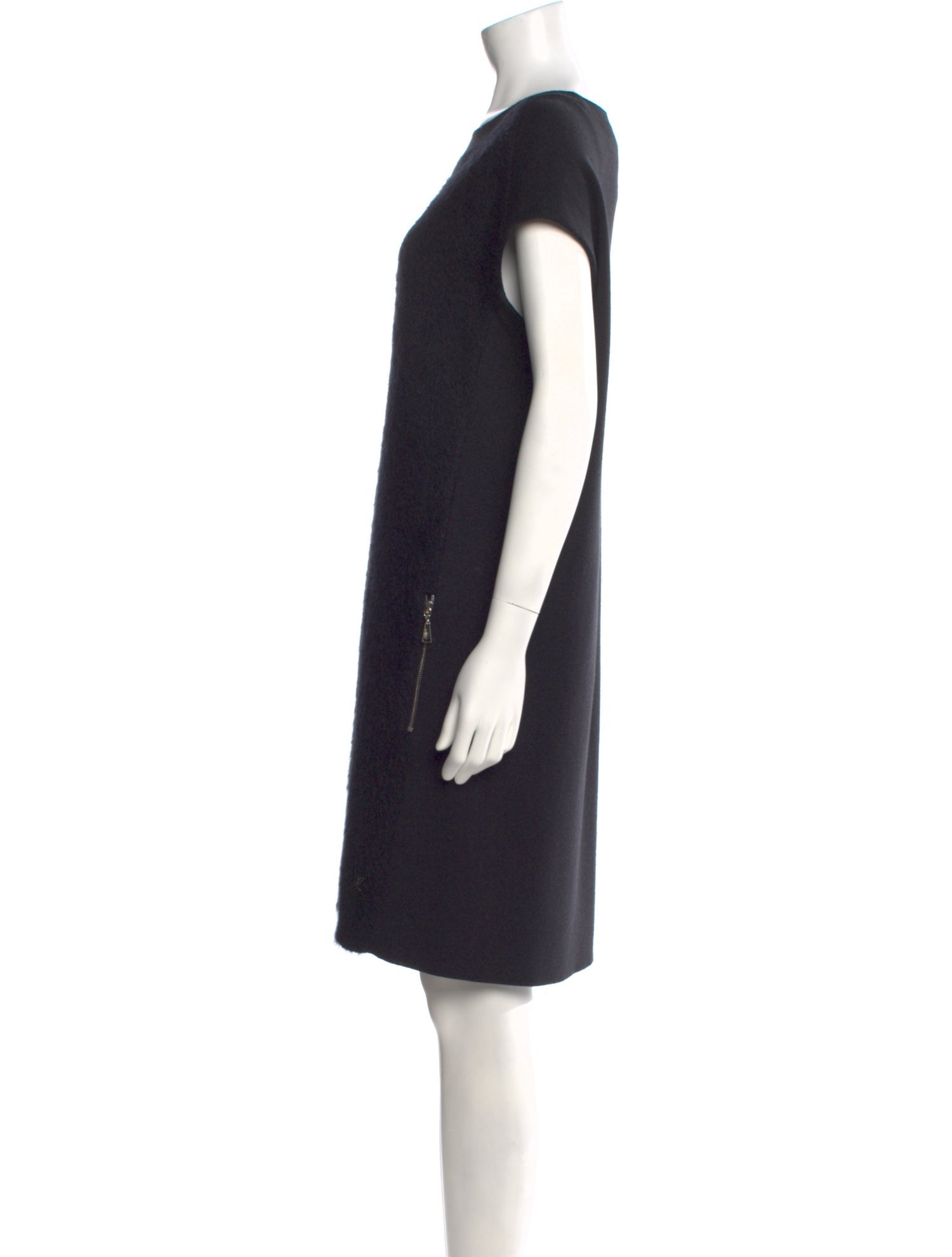 Louis Vuitton Bateau Neckline Knee-Length Dress