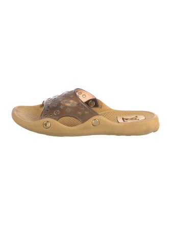 Louis Vuitton LV Monogram Rubber Slides