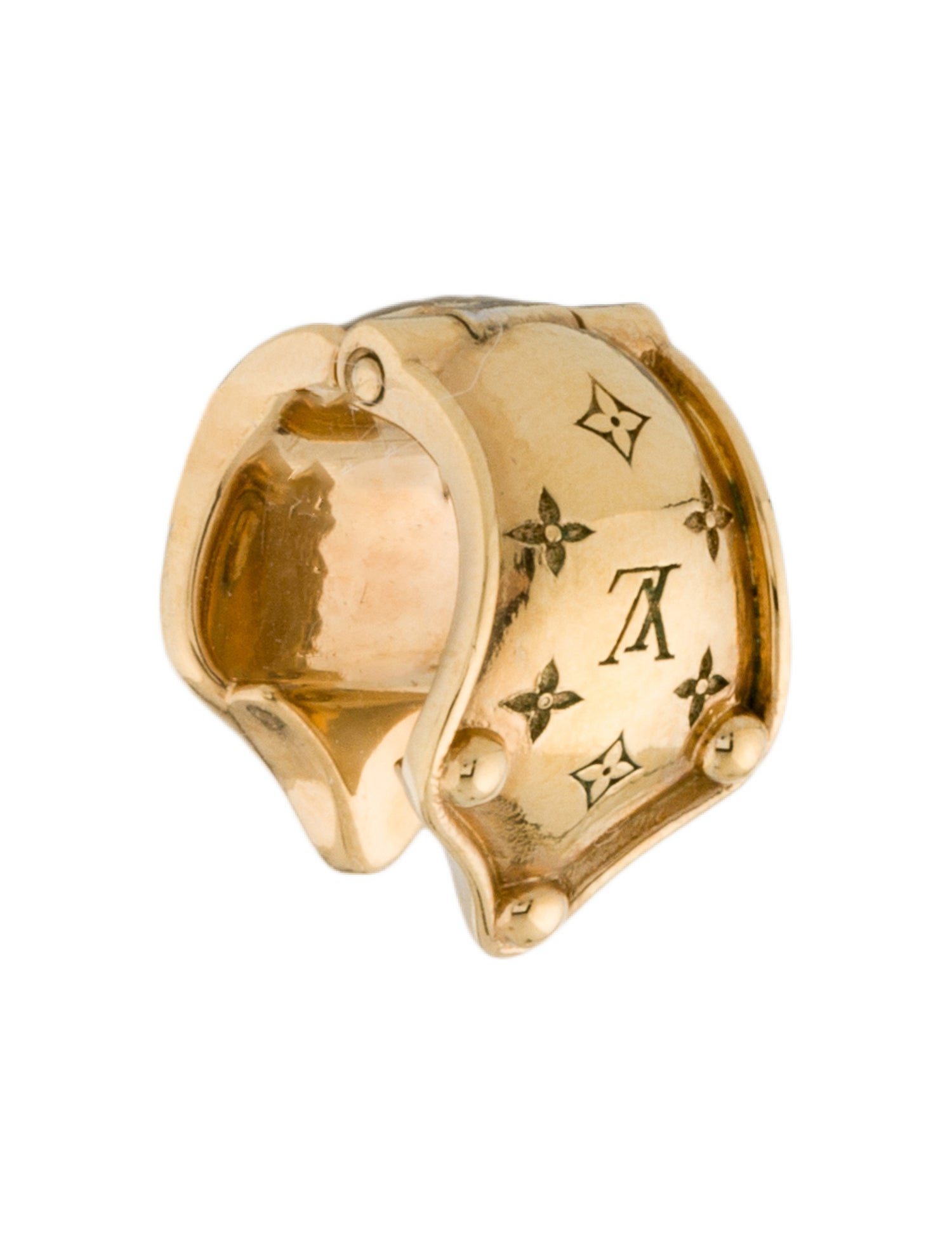 Louis Vuitton Nanogram Single Clip Earring