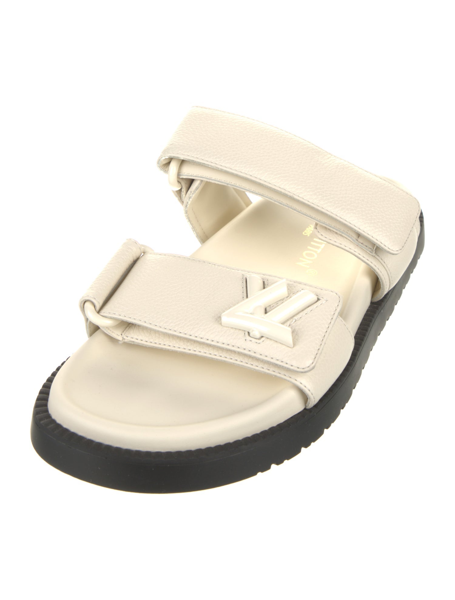 Louis Vuitton Leather Slides