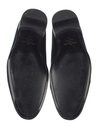 Louis Vuitton Graphic Print Embroidered Accent Loafers
