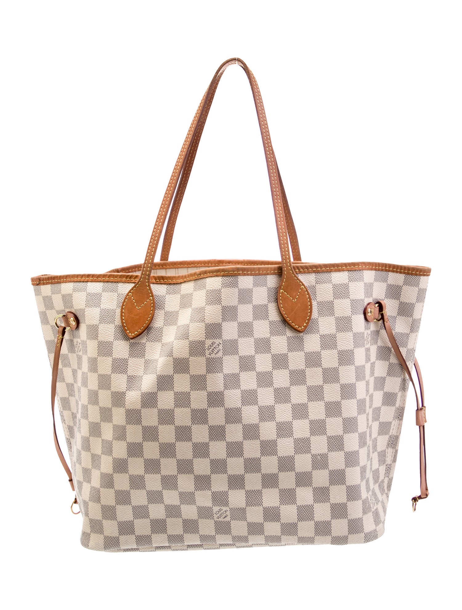 Louis Vuitton Damier Azur Neverfull w/Pouch MM
