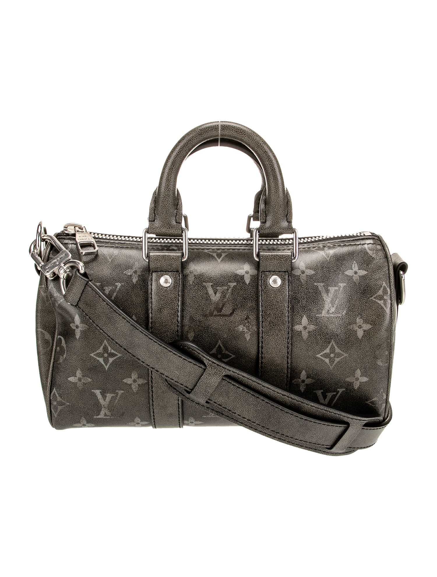 Louis Vuitton Coated Canvas Keepall Bandouliere 25 2024