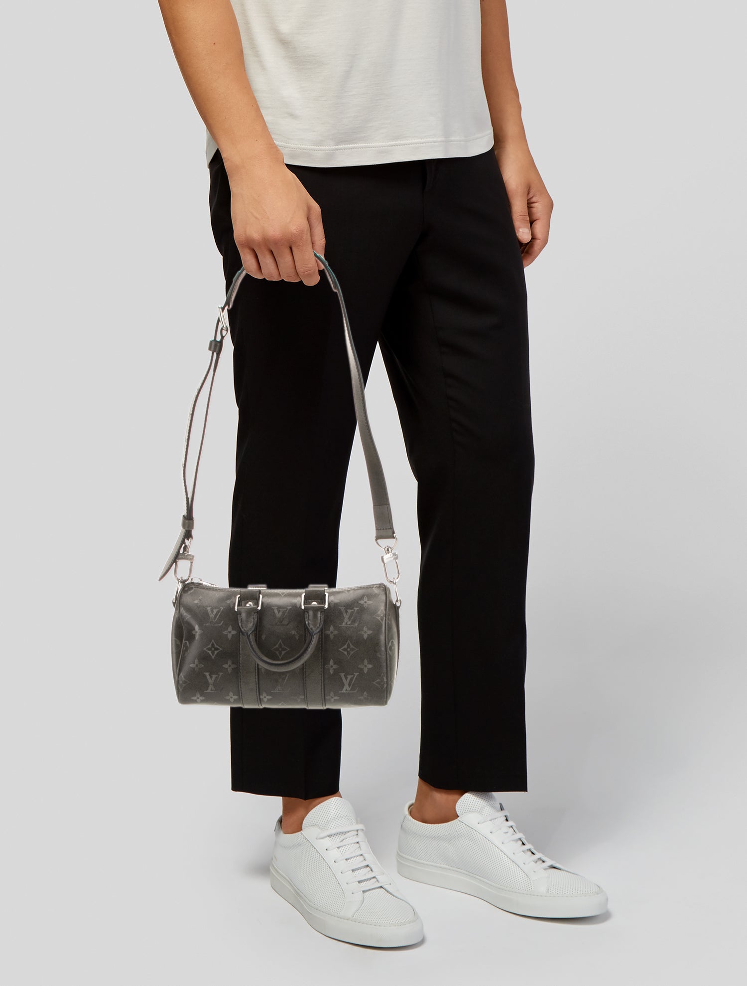 Louis Vuitton Coated Canvas Keepall Bandouliere 25 2024