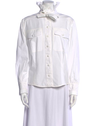 Louis Vuitton 2020 Long Sleeve Button-Up Top