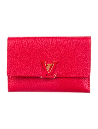 Louis Vuitton Taurillon Leather Capucines Compact Wallet