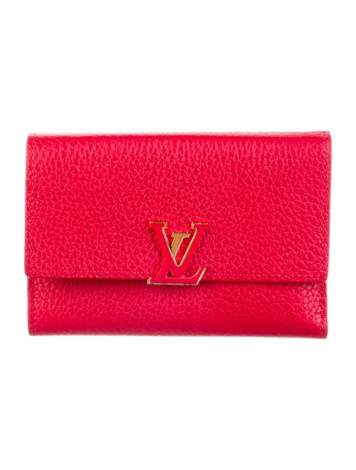 Louis Vuitton Taurillon Leather Capucines Compact Wallet