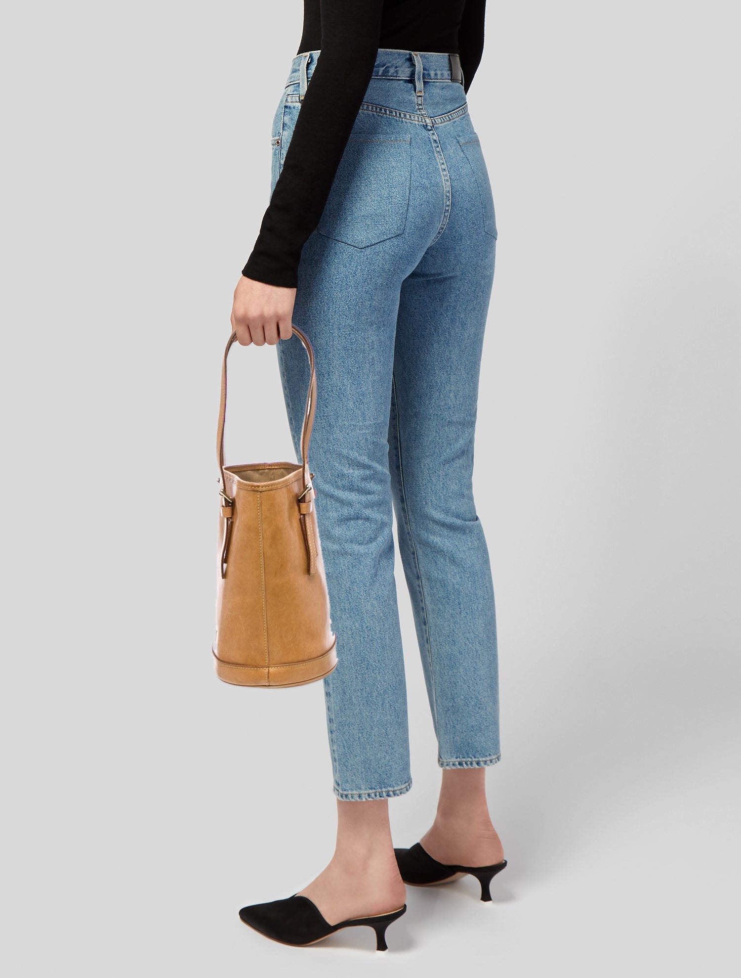 Louis Vuitton Leather Petit Bucket