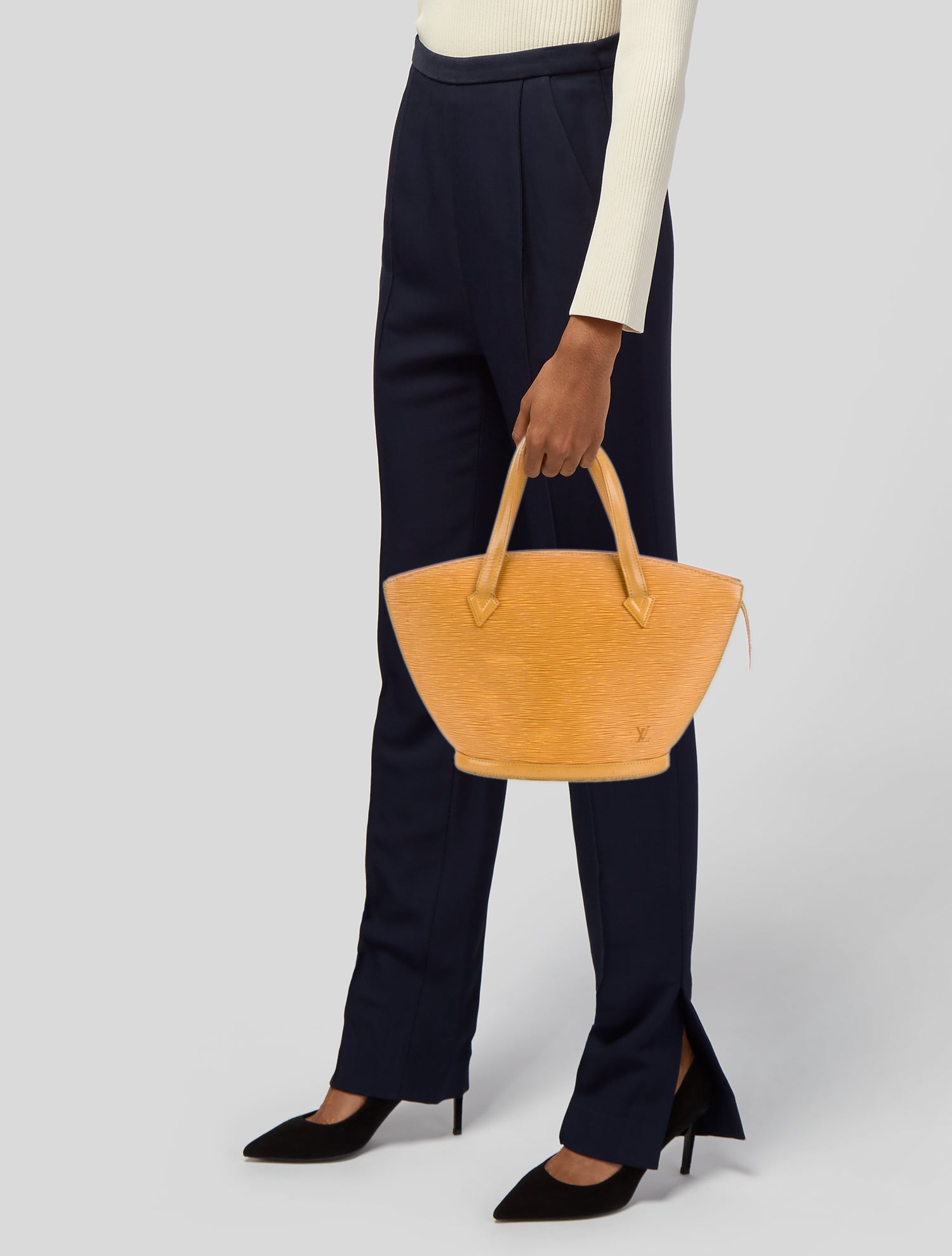 Louis Vuitton Epi Leather Top Handle Bag Vintage