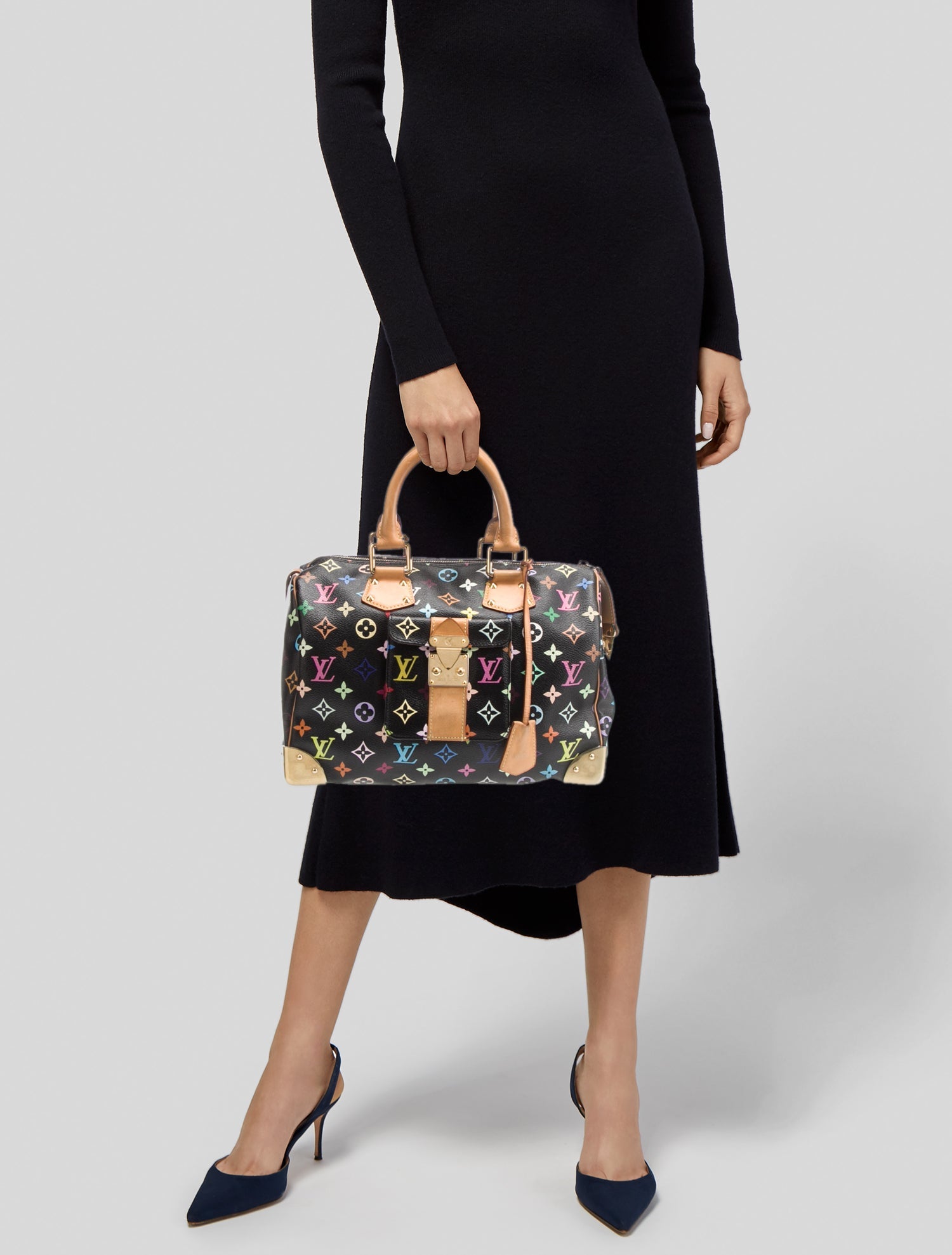 Louis Vuitton Multicolore Monogram Speedy 30 Vintage