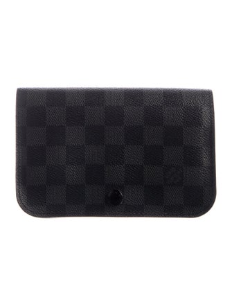 Louis Vuitton Damier Graphite Pattern Leather Wallet