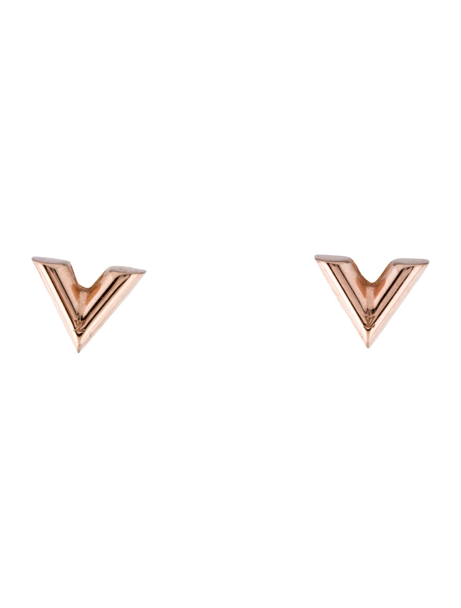 Louis Vuitton Essential V Stud Earrings