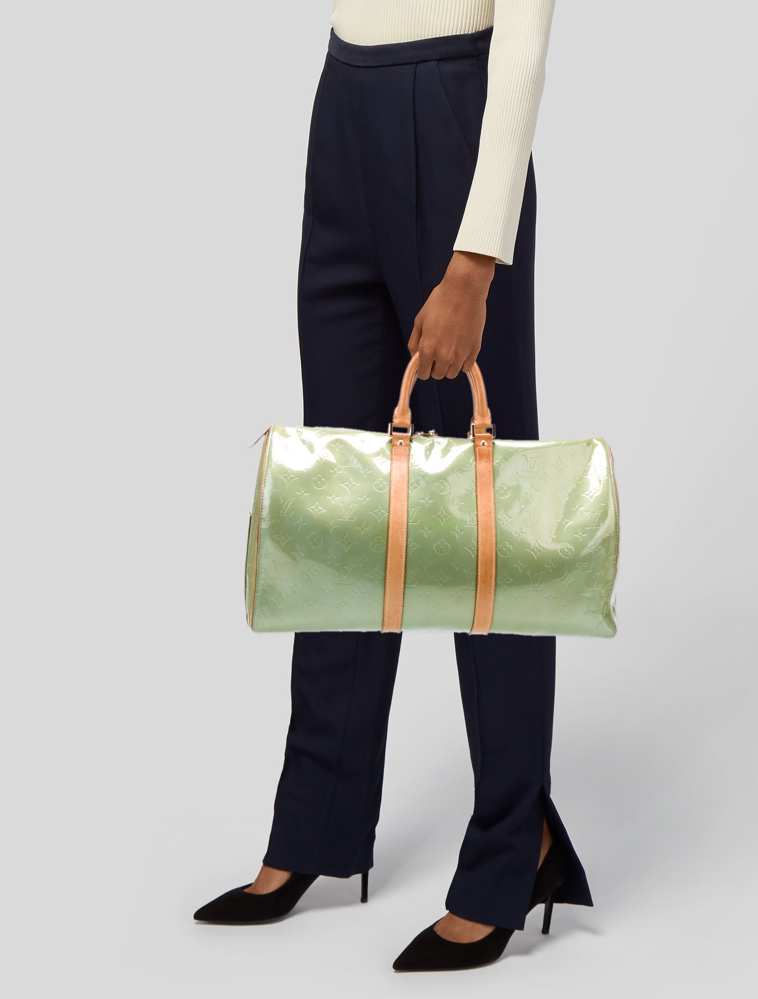 Louis Vuitton Monogram Vernis Keepall 45