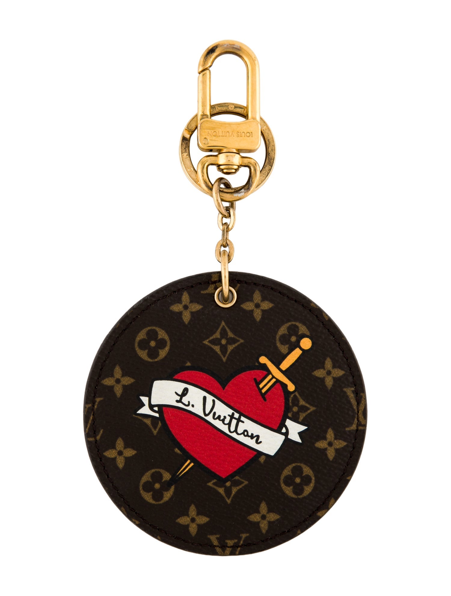 Louis Vuitton Monogram Stories Key Holder and Bag Charm