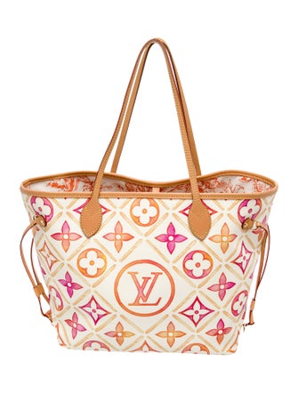 Louis Vuitton LV Monogram Tiles Neverfull w/Pouch MM 2024