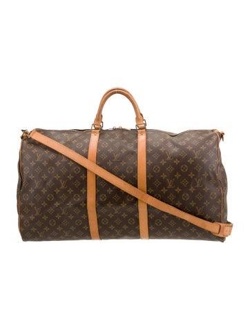 Louis Vuitton Weekenders LV Monogram Keepall Bandouliere 60 Vintage