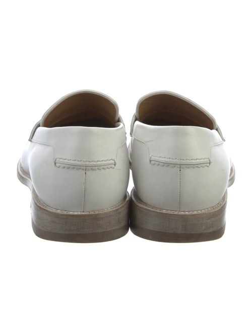 Louis Vuitton Leather Tassel Accents Loafers