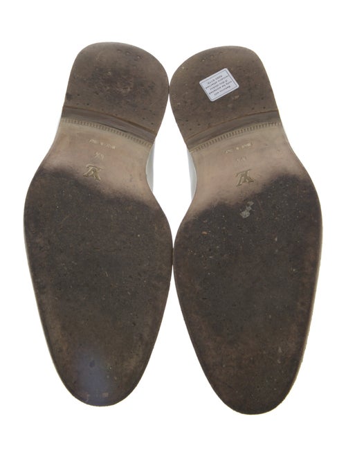 Louis Vuitton Leather Tassel Accents Loafers