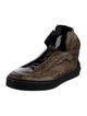 Louis Vuitton Snakeskin Animal Print Sneakers