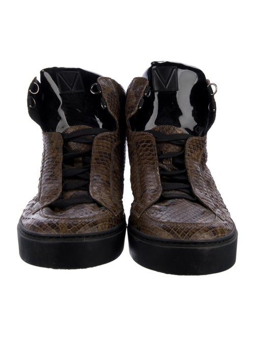 Louis Vuitton Snakeskin Animal Print Sneakers